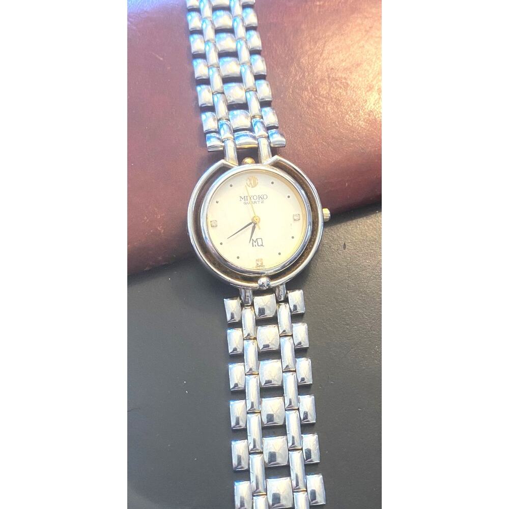 Women's Miyoko Quartz Watch, Silver Tone Band